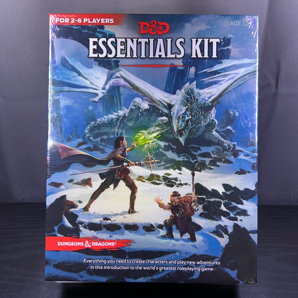 NEW SEALED Dungeons & Dragons Essentials Kit 5e Box Set Dragon of Icespire Peak